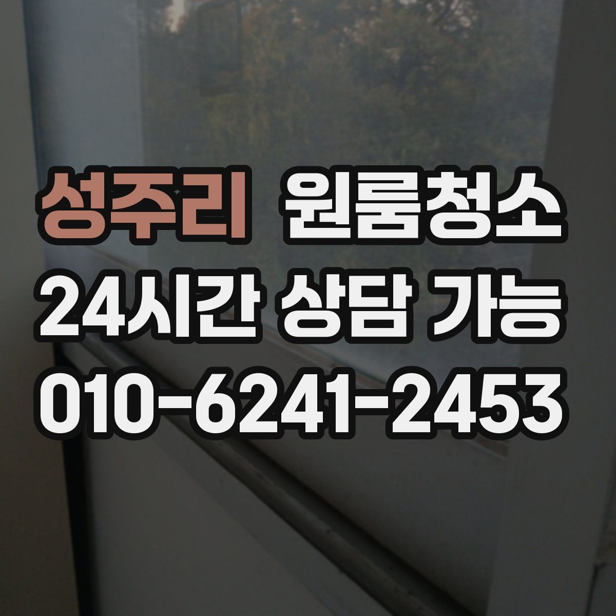 성주리 원룸청소
