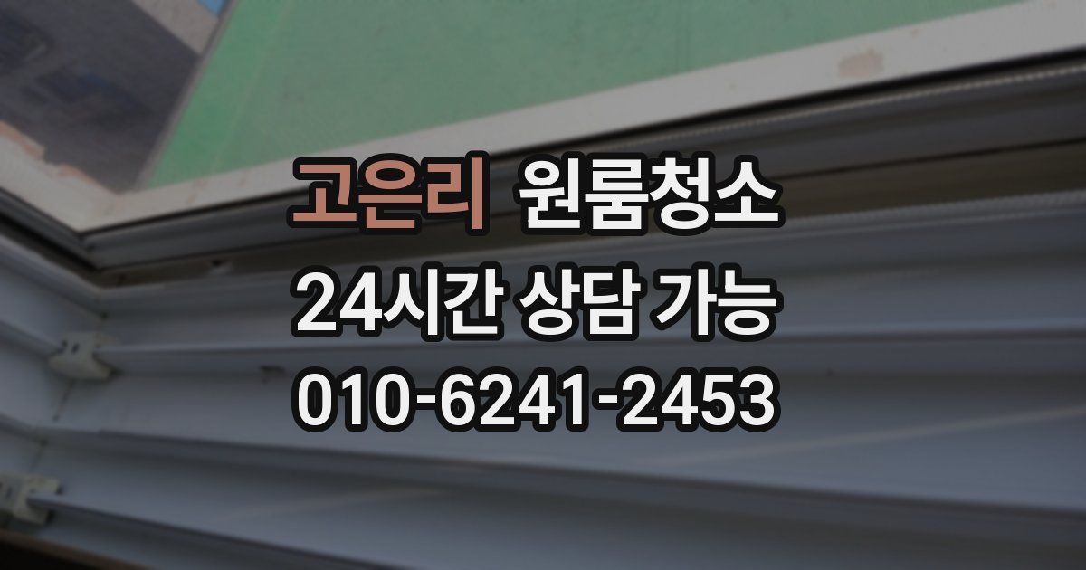 고은리 입주청소