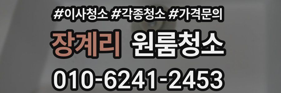 장계리 이사청소