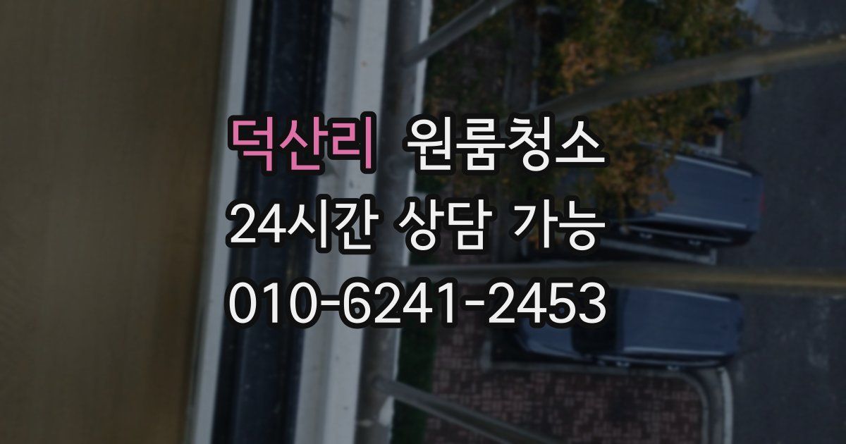 덕산리 입주청소