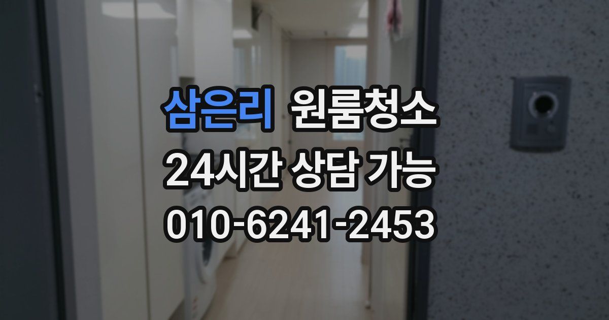 삼은리 입주청소