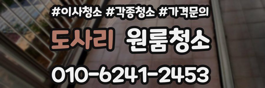 도사리 이사청소