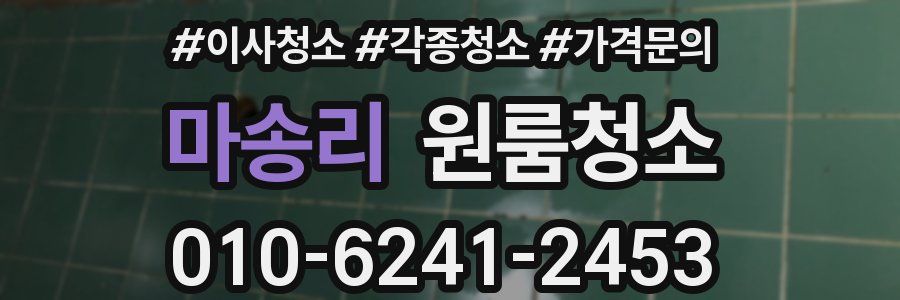 마송리 이사청소