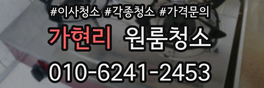 가현리 이사청소