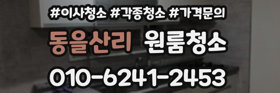 동을산리 이사청소