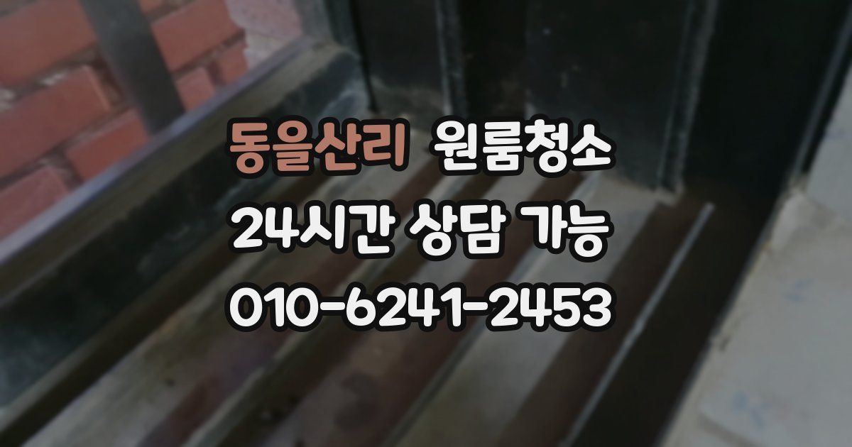 동을산리 입주청소