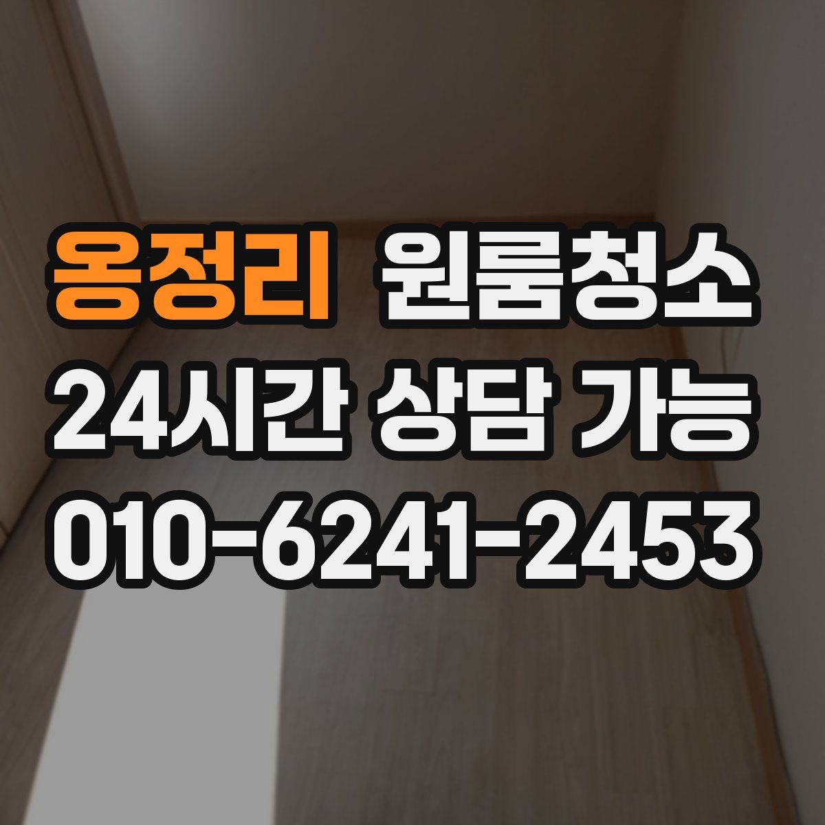 옹정리 원룸청소