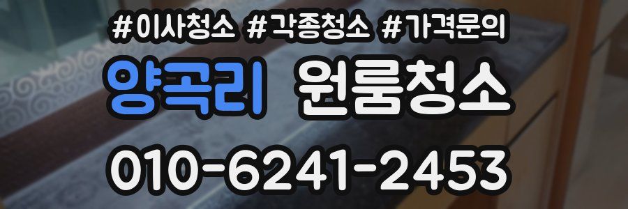 양곡리 이사청소