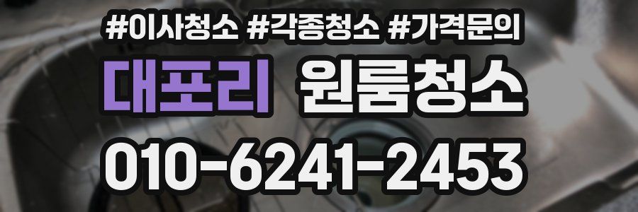 대포리 이사청소