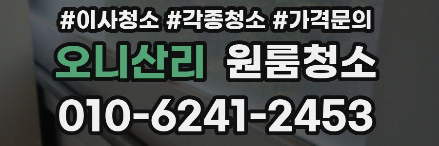 오니산리 이사청소