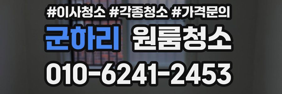 군하리 이사청소