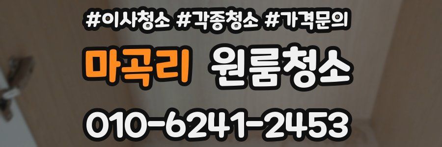 마곡리 이사청소