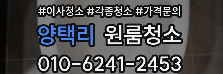 양택리 이사청소