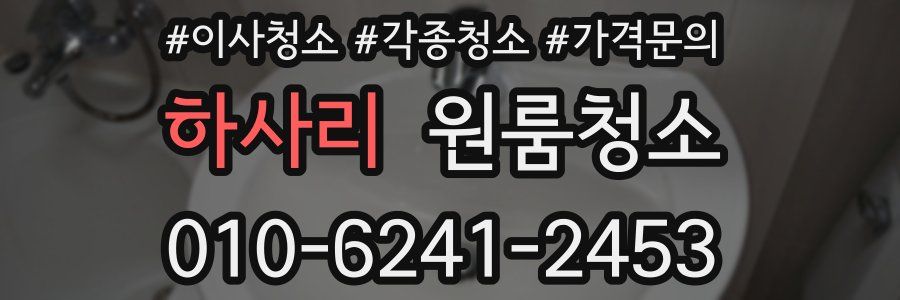 하사리 이사청소