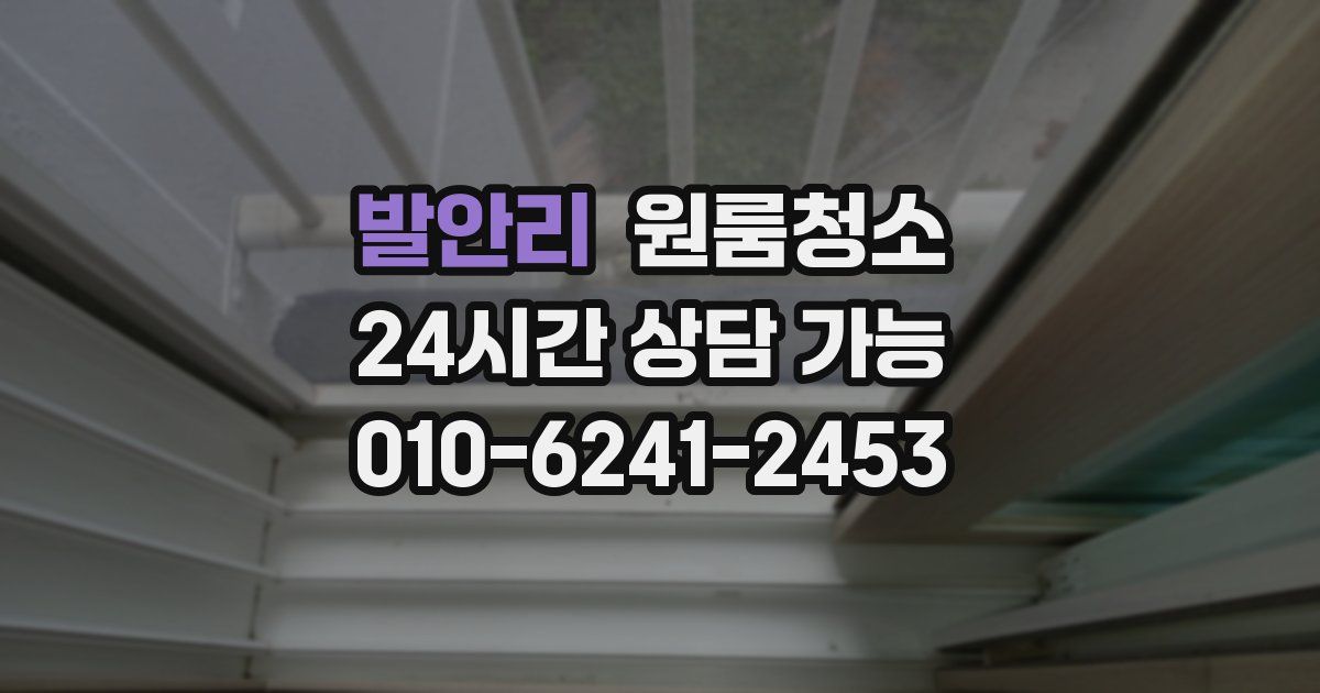 발안리 입주청소