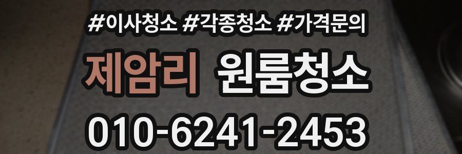 제암리 이사청소