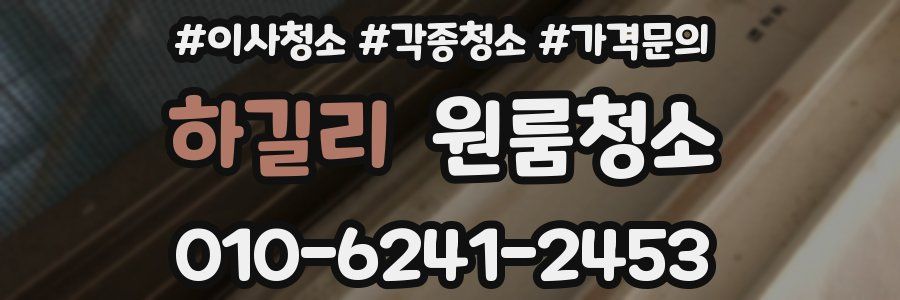 하길리 이사청소