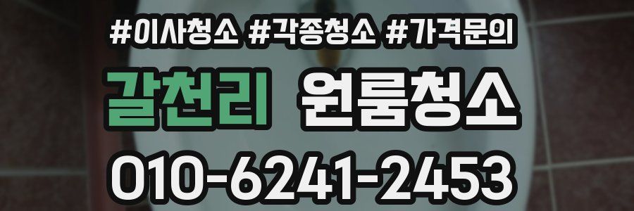 갈천리 이사청소