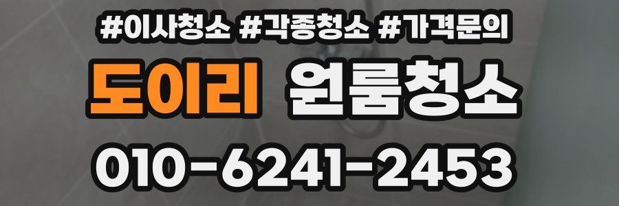 도이리 이사청소