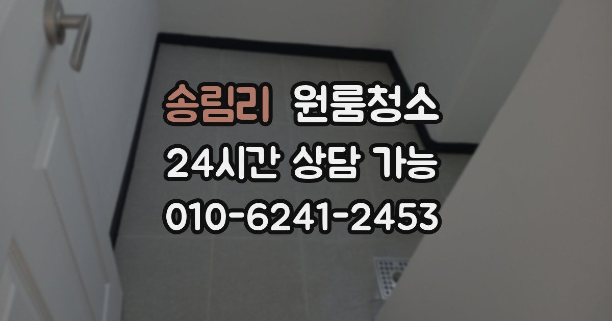 송림리 입주청소