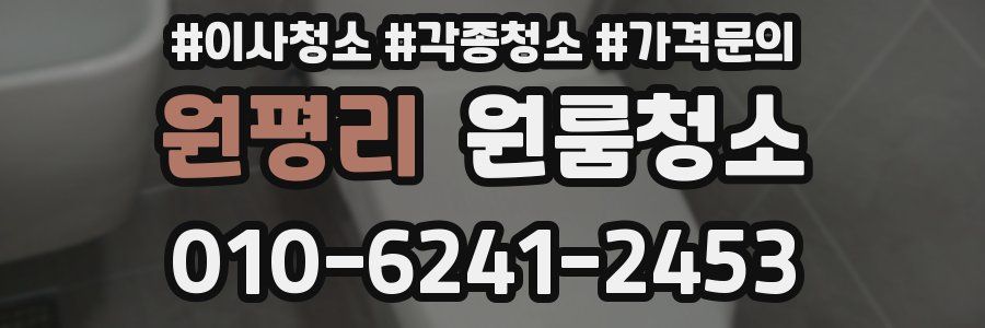 원평리 이사청소