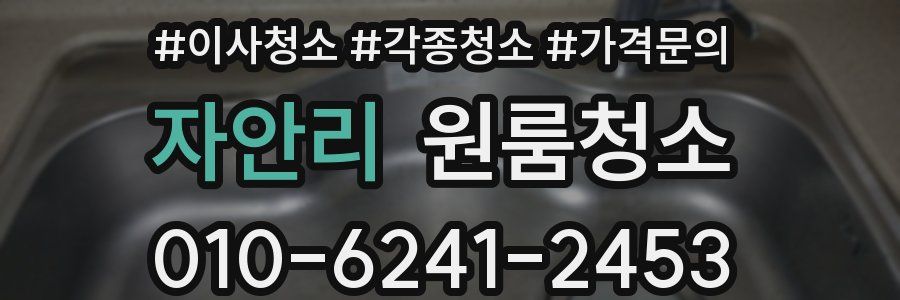 자안리 이사청소