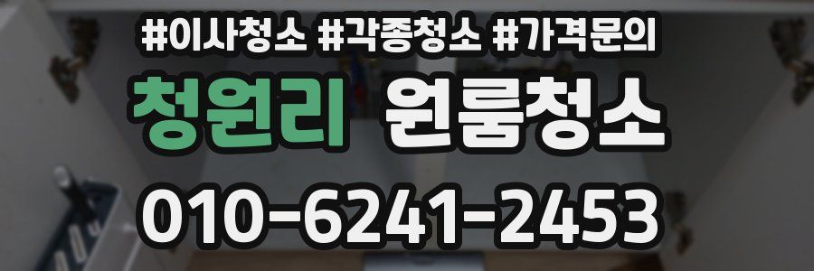 청원리 이사청소