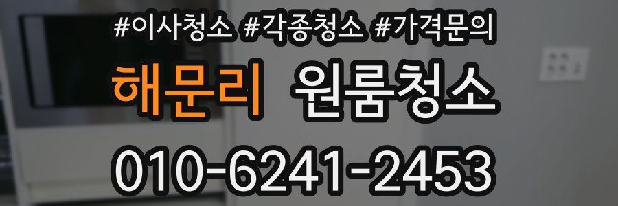 해문리 이사청소