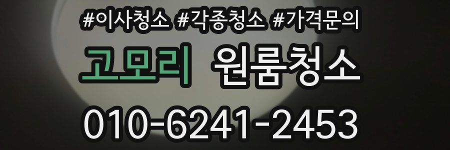 고모리 이사청소