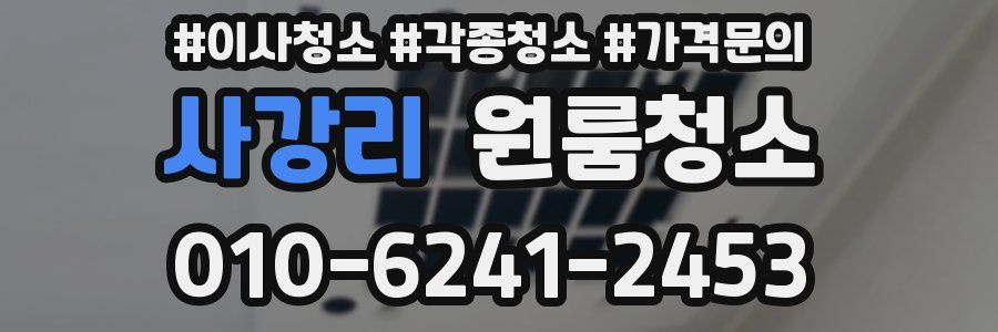 사강리 이사청소