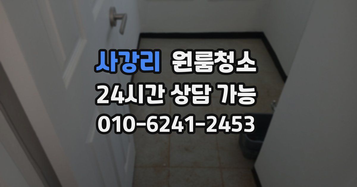 사강리 입주청소