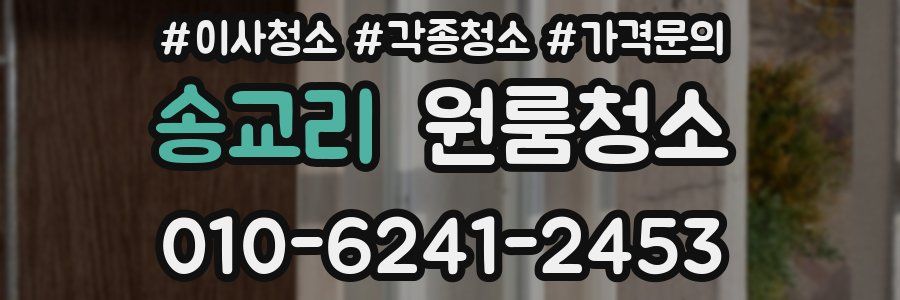 송교리 이사청소