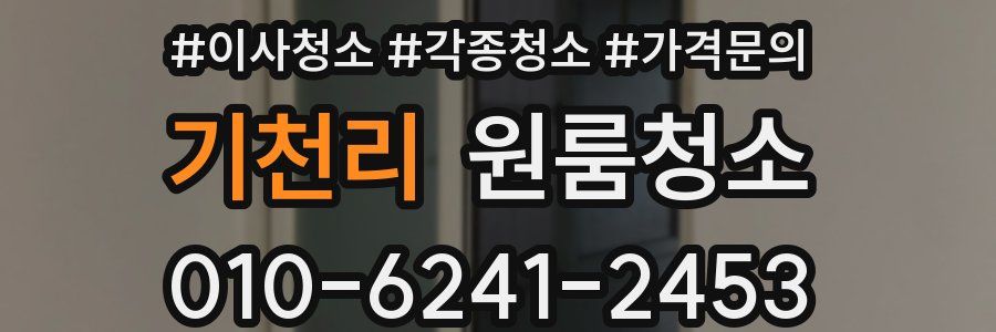 기천리 이사청소