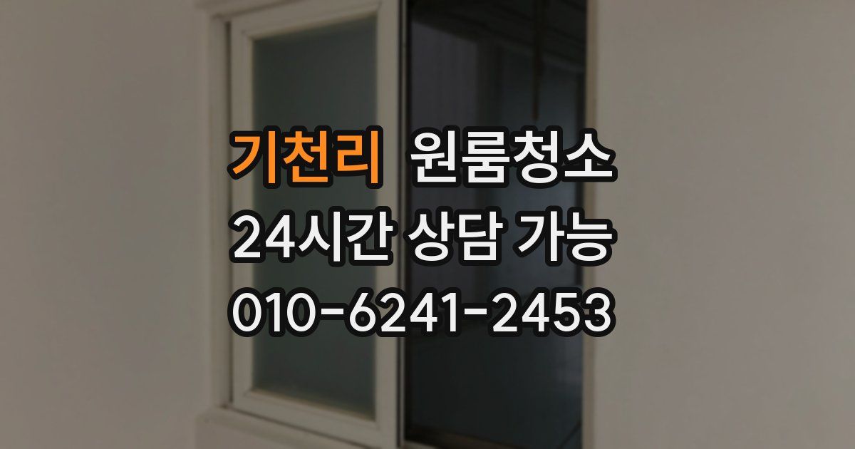 기천리 입주청소