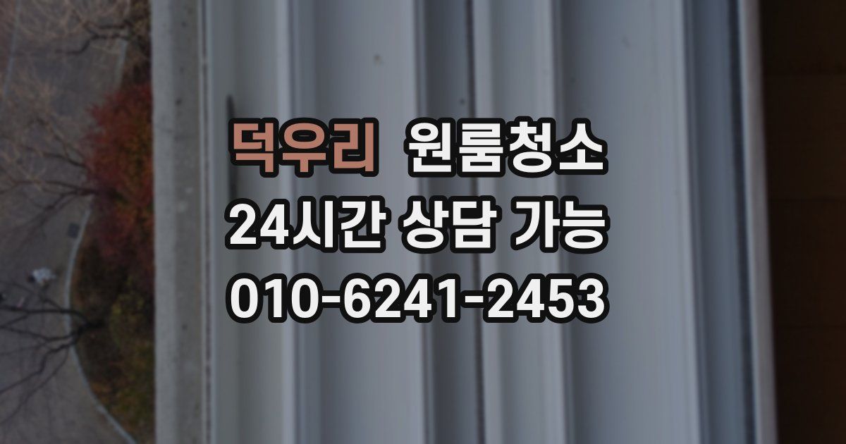 덕우리 입주청소