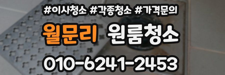 월문리 이사청소