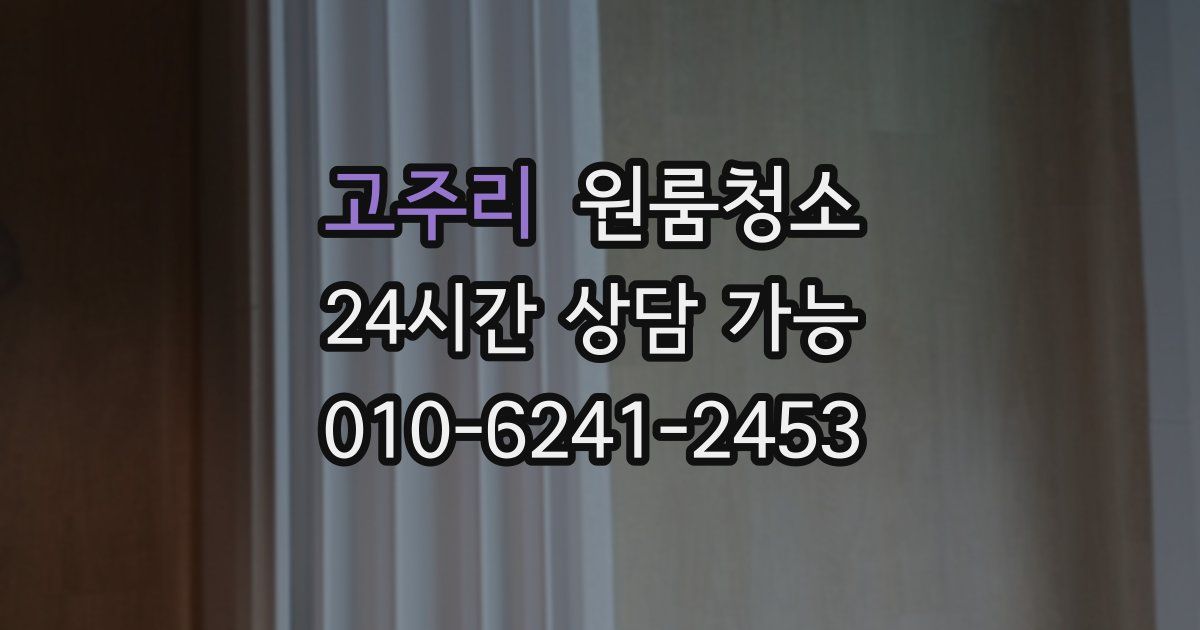 고주리 입주청소