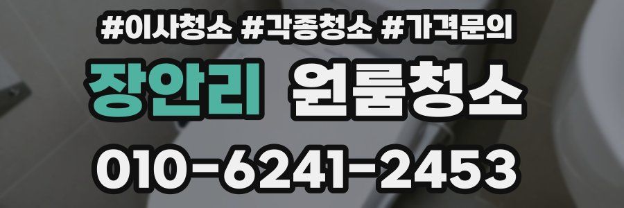 장안리 이사청소