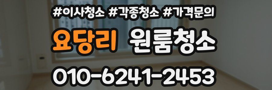 요당리 이사청소