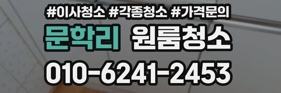 문학리 이사청소