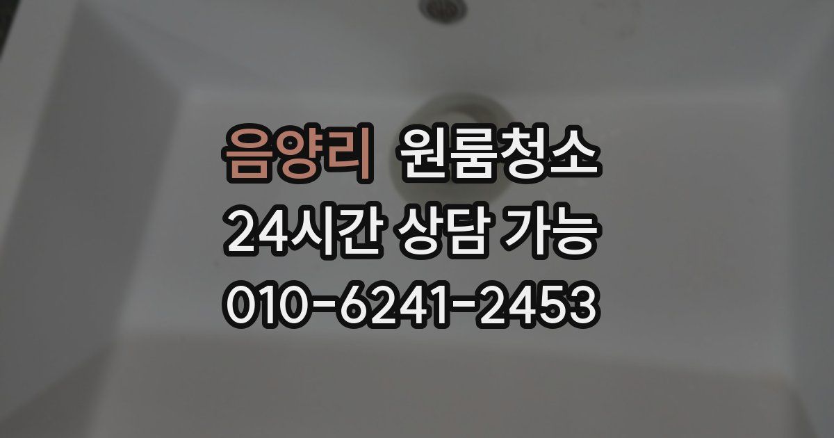 음양리 입주청소