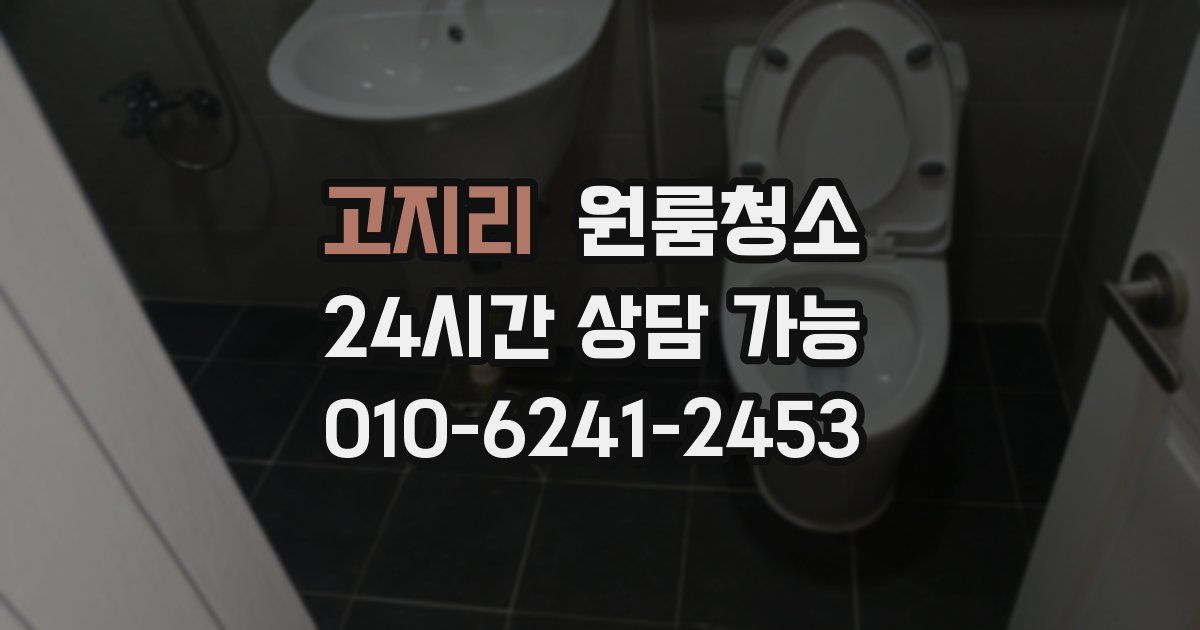 고지리 입주청소