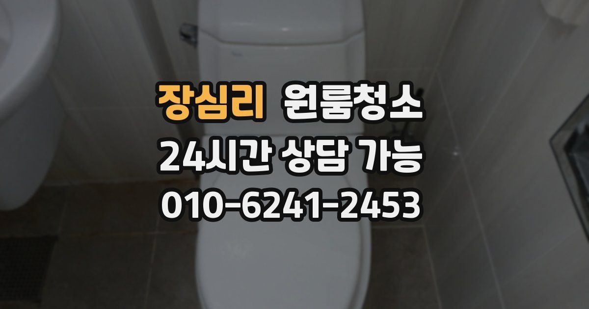 장심리 입주청소