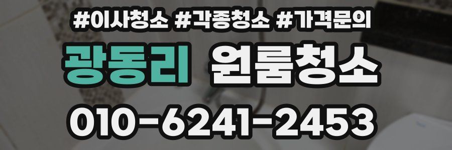 광동리 이사청소