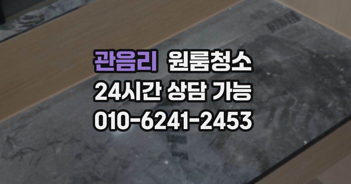 관음리 입주청소