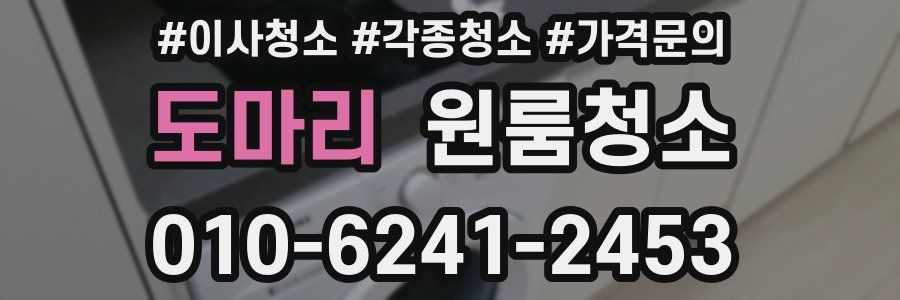 도마리 이사청소