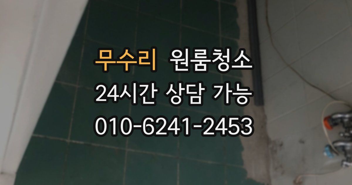 무수리 입주청소