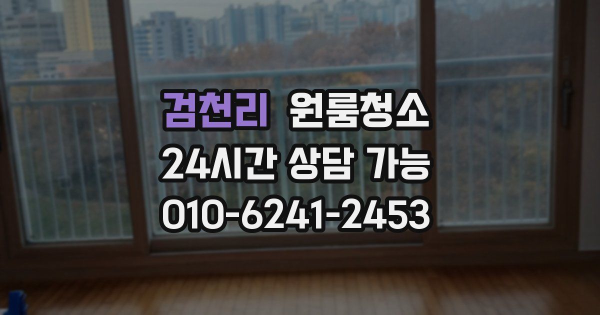 검천리 입주청소