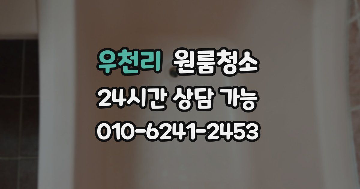 우천리 입주청소