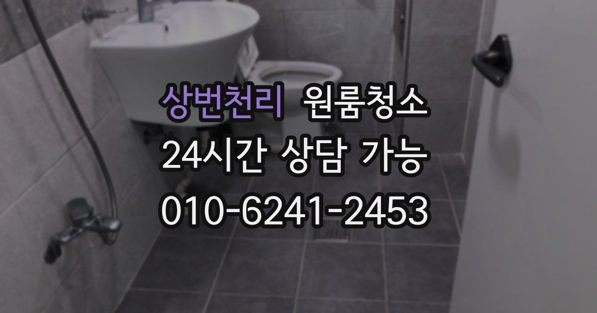 상번천리 입주청소